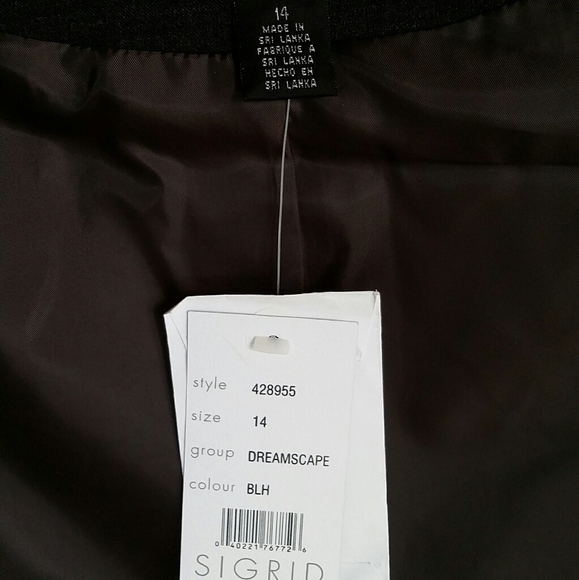 Sigrid Olsen Charcoal Womens Wool Suit Jacket NWT - Picture 2 of 5